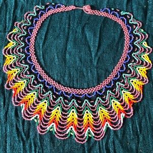 Beautiful necklace from the Colombian Amazon 🌱🌸